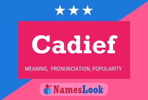 Cadief Name Poster