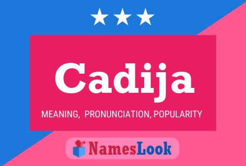 Cadija Name Poster