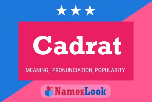 Cadrat Name Poster