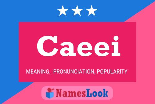 Caeei Name Poster