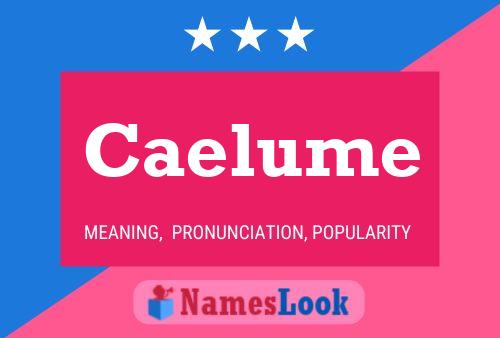 Caelume Name Poster