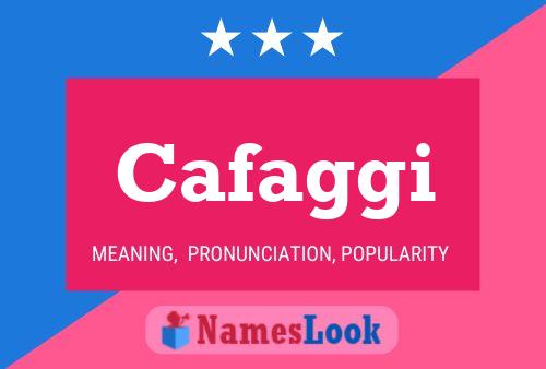 Cafaggi Name Poster