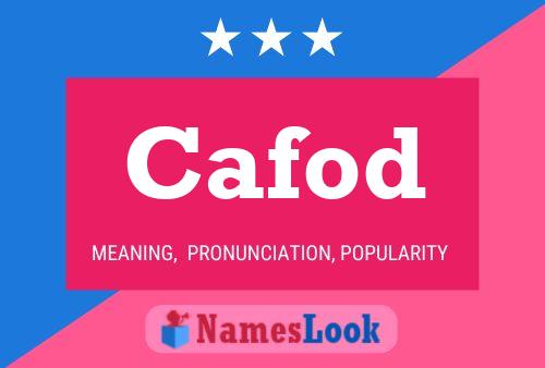 Cafod Name Poster