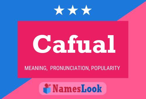 Cafual Name Poster