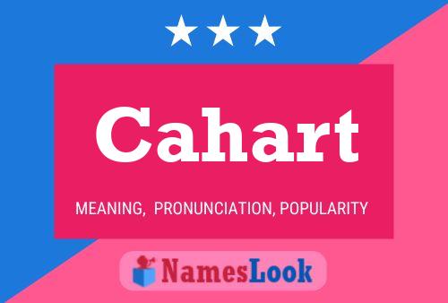 Cahart Name Poster