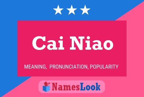 Cai Niao Name Poster