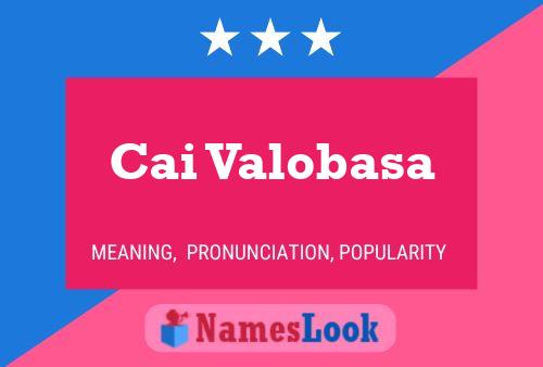 Cai Valobasa Name Poster