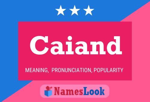 Caiand Name Poster