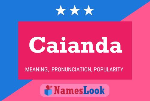 Caianda Name Poster