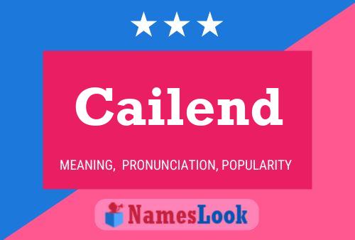 Cailend Name Poster