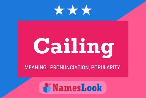 Cailing Name Poster