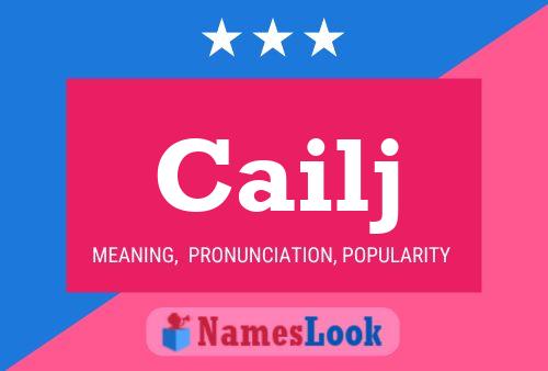 Cailj Name Poster