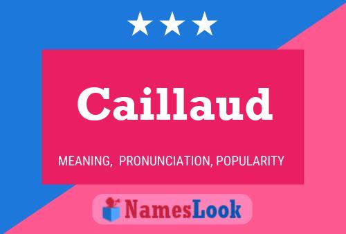 Caillaud Name Poster