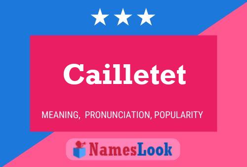 Cailletet Name Poster