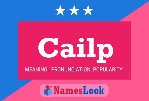 Cailp Name Poster