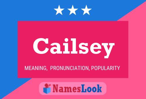 Cailsey Name Poster