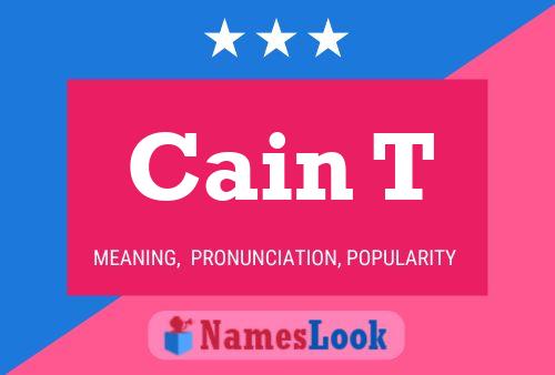 Cain T Name Poster