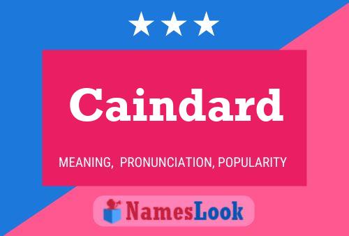 Caindard Name Poster