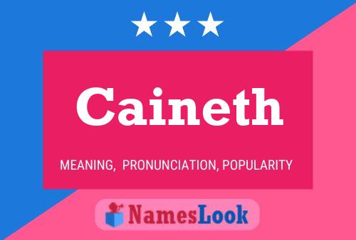 Caineth Name Poster