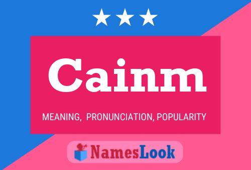 Cainm Name Poster