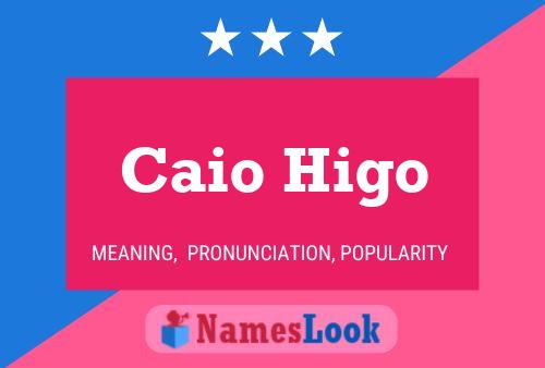 Caio Higo Name Poster