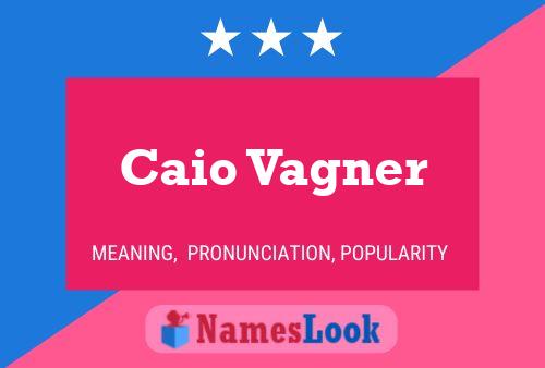 Caio Vagner Name Poster