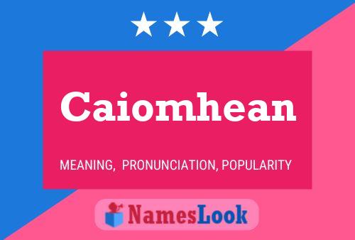 Caiomhean Name Poster