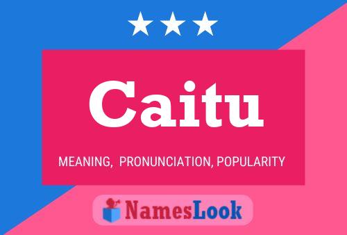 Caitu Name Poster