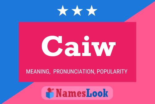 Caiw Name Poster