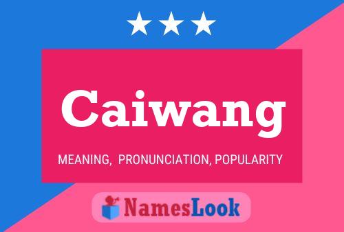 Caiwang Name Poster