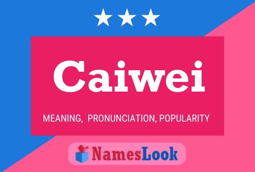 Caiwei Name Poster