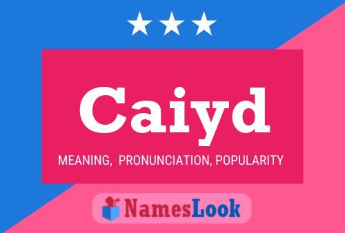 Caiyd Name Poster