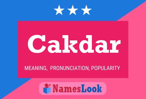 Cakdar Name Poster