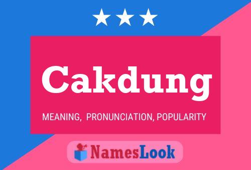 Cakdung Name Poster