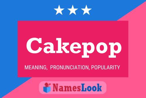 Cakepop Name Poster