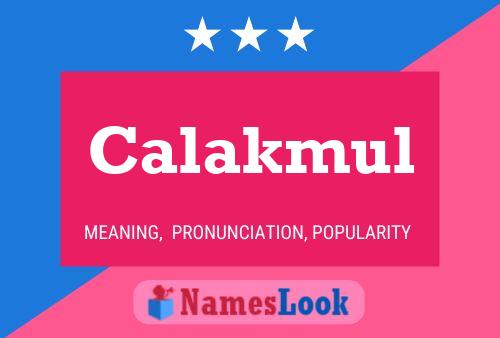 Calakmul Name Poster