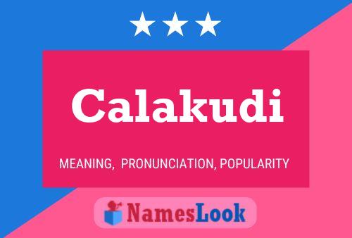 Calakudi Name Poster