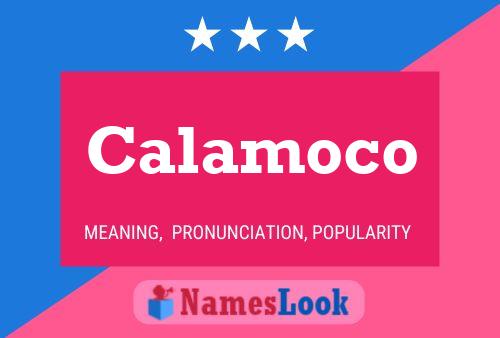 Calamoco Name Poster