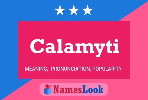 Calamyti Name Poster