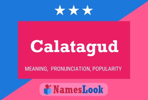 Calatagud Name Poster