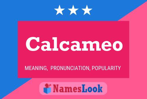 Calcameo Name Poster