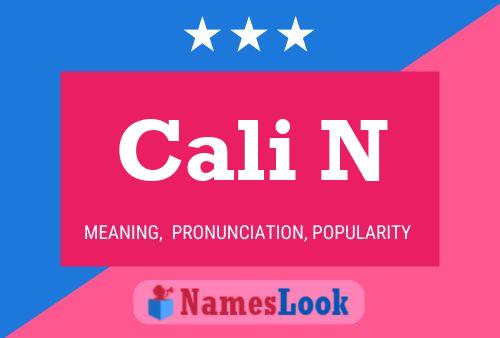 Cali N Name Poster