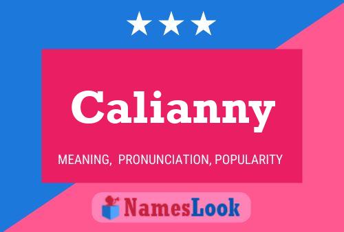 Calianny Name Poster