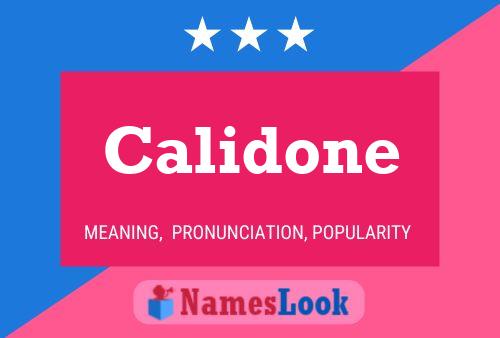 Calidone Name Poster