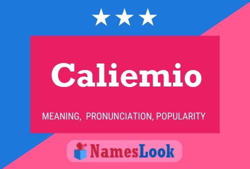 Caliemio Name Poster