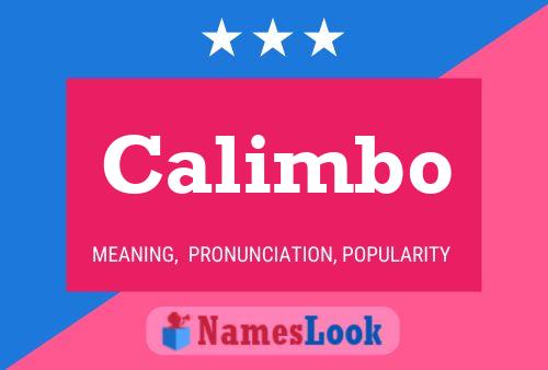 Calimbo Name Poster