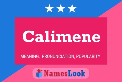 Calimene Name Poster