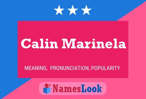 Calin Marinela Name Poster