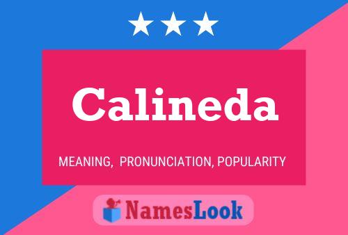 Calineda Name Poster