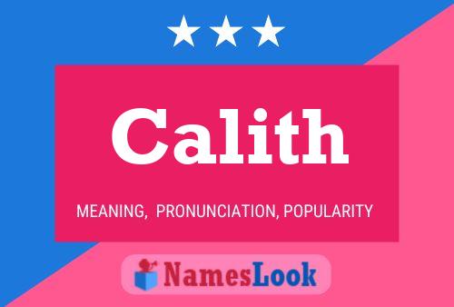 Calith Name Poster